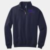 NuBlend ® 1/4 Zip Cadet Collar Sweatshirt Thumbnail